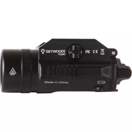 Lampe Tactique Cyclone 940 Lumens Skywoods - Noir