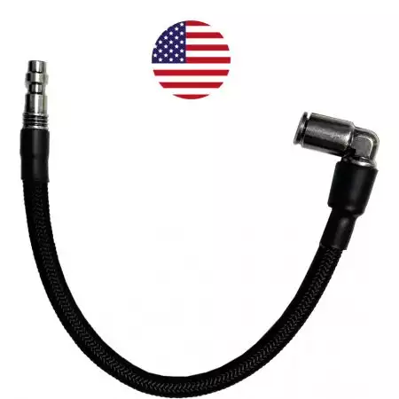 Ligne HPA Coudée Drop-In - US - Flexible 6mm - Tressé - Balystik