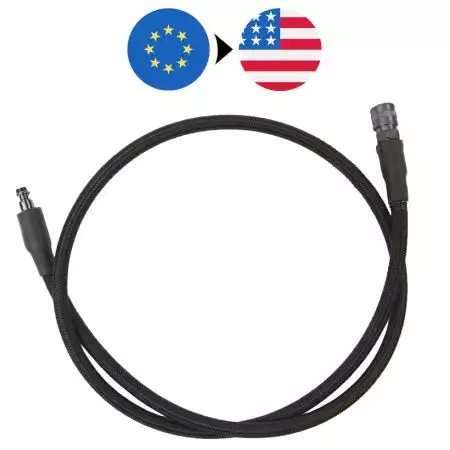 Ligne HPA  - EU vers US - Flexible 8mm - Tressé - Balystik