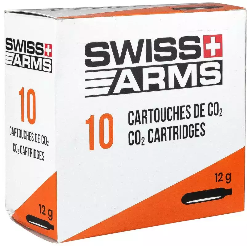 Cartouche Co2 12g Swiss Arms - Raider Shop Sàrl