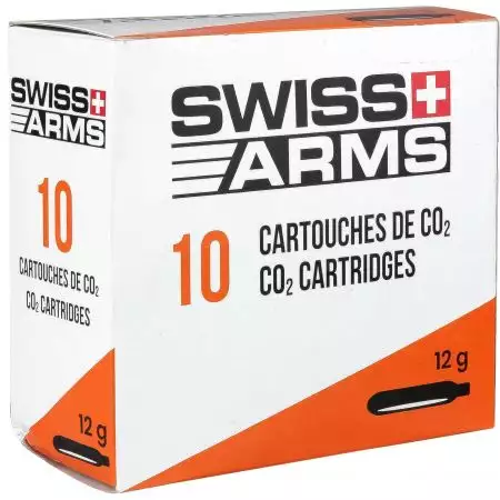 Lot 10 Cartouches de CO2 Swiss Arms