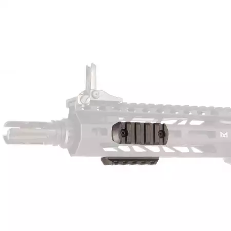 Lot 3 Rails Picatinny Polymère Garde-Main M-Lok 5 Slots ASG - Noir