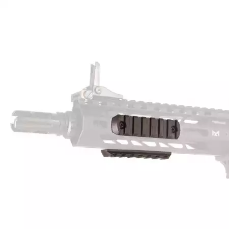 Lot 3 Rails Picatinny Polymère Garde-Main M-Lok 7 Slots ASG - Noir