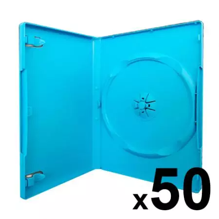 Lot 50 Boitiers Bleu Jeu Video Console Nintendo Wii U