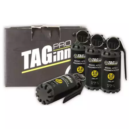 Lot 6 Grenades Frag AFG-4 Flashbang TAGinn - Noir