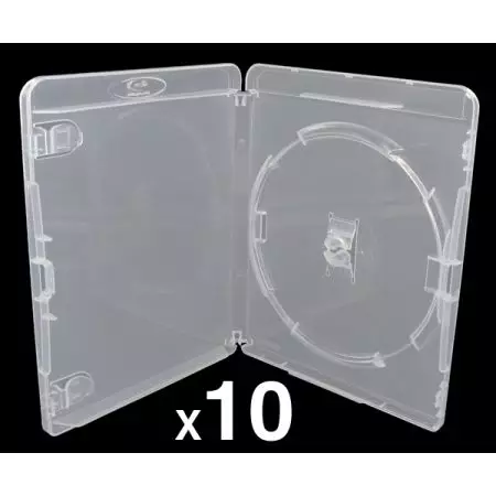 Lot de 10 Boitiers Blu-Ray Transparent Pour Jeu PS3 - BRDVDPS3BK_104