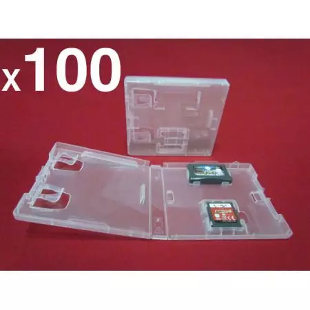 Lot de 100 Boitiers DS de Remplacement Pour Jeu Nintendo NDS GBA 