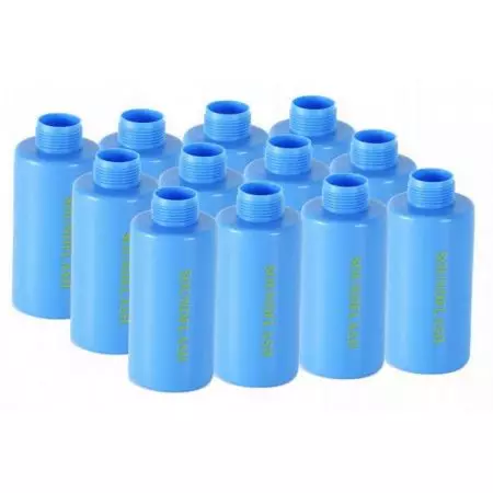 Lot de 12 Coques Entrainement Grenade Co2 Thunder B APS Hakkotsu - Bleu