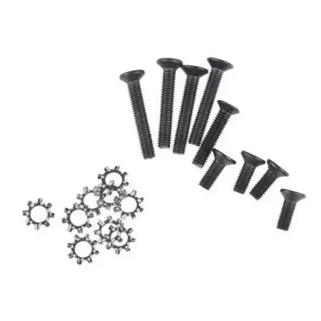 Lot de 9 Vis - Gearbox V2 QD - Specna Arms - Noir