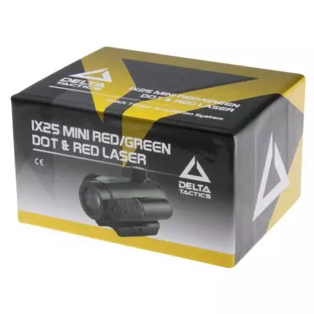 Lunette 1x25 - Point Rouge & Vert Delta Tactactics - Noir