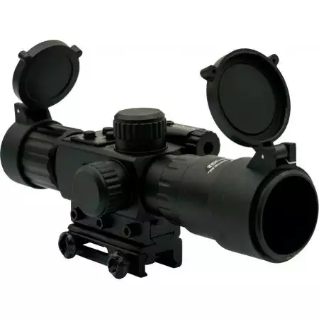 Lunette de Vis&eacute;e 4x30 + Laser JS Tactical - Noir