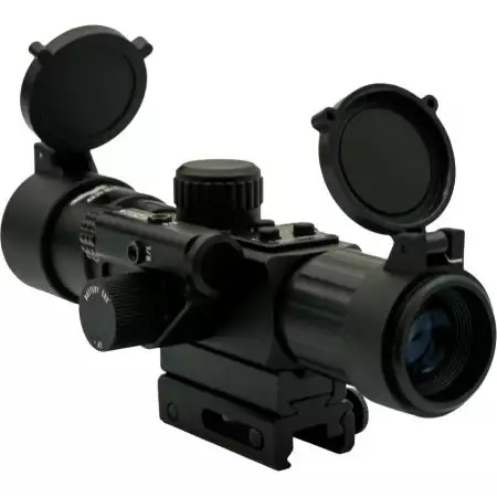 Lunette de Vis&eacute;e 4x30 + Laser JS Tactical - Noir