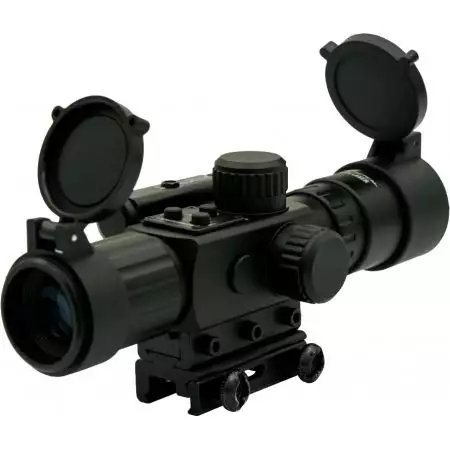 Lunette de Vis&eacute;e 4x30 + Laser JS Tactical - Noir