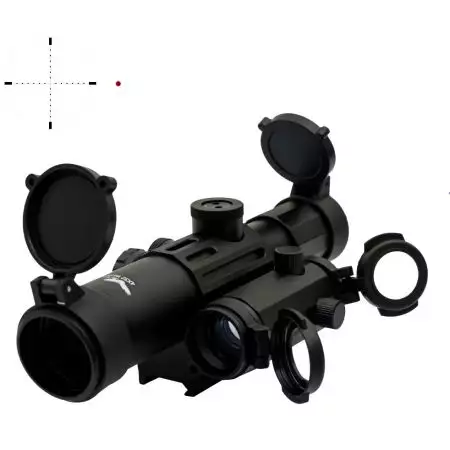 Lunette de Visée 4x32 + Red Dot JS Tactical - Noir