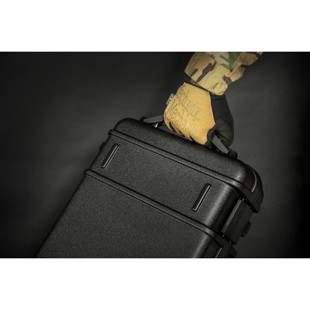 Mallette Rigide &agrave; Roulettes 118x29x12 Evolution Airsoft - Noir