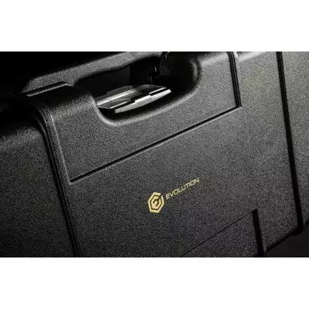 Mallette Rigide &agrave; Roulettes 118x29x12 Evolution Airsoft - Noir