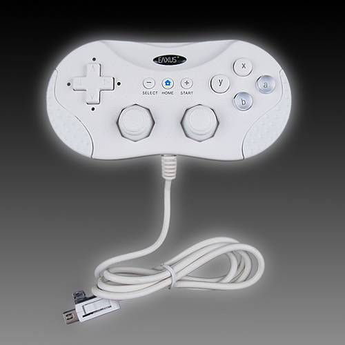 Cikuso Manette Console Classique Controller Controleur Remote pour Wii Blanc 