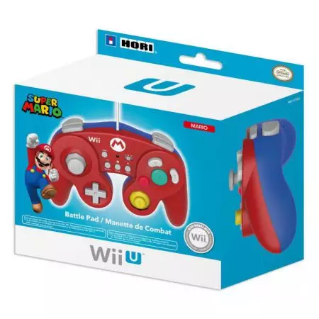 Manette Classique Turbo Nintendo Wii U Hori - Mario Super Smash Bros - WIIU-075U