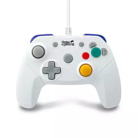 Manette filaire Nintendo GameCube & Wii - Blanche