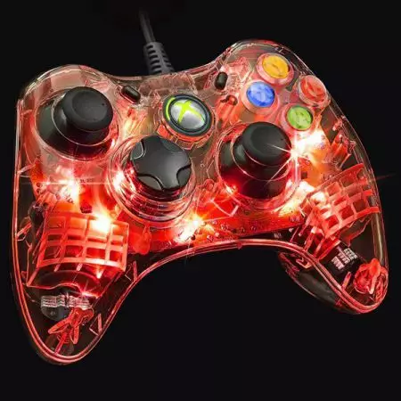 Manette Filaire Xbox 360 Afterglow Rouge - PDP 