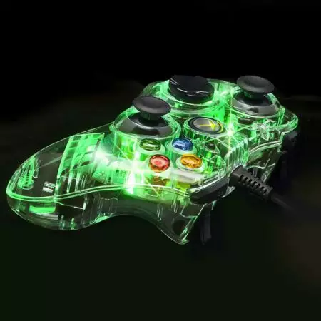 Manette Filaire Xbox 360 Afterglow Verte - PDP - AXB3607074