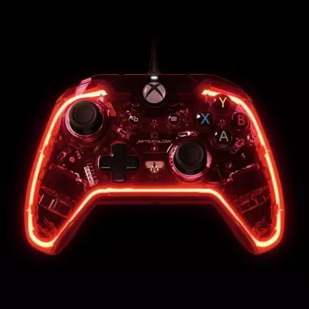 Manette Lumineuse Xbox One Afterglow Officielle Microsft 