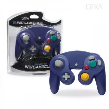 Manette pour Console Gamecube & Nintendo Wii - Violette 