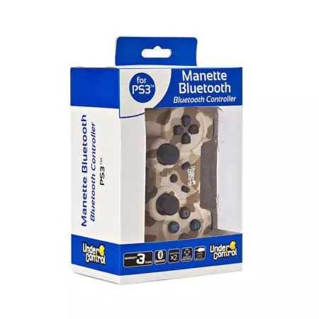 Manette Ps3 Sans Fil Bluetooth Camo Camouflage Desert - Under Control - 1450