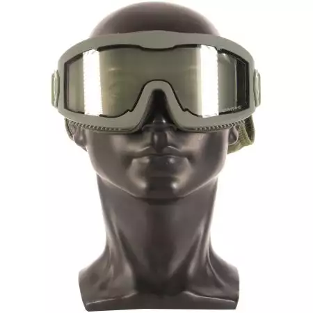 Masque AERO Antibu&eacute;e - Transparent - Lancer Tactical - Olive