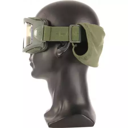 Masque AERO Antibu&eacute;e - Transparent - Lancer Tactical - Olive