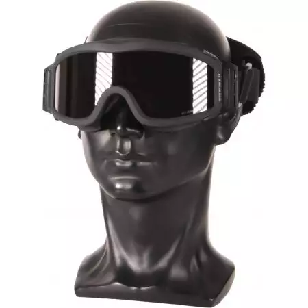 Masque Antibu&eacute;e - 3 Verres - Delta Tactics - Noir