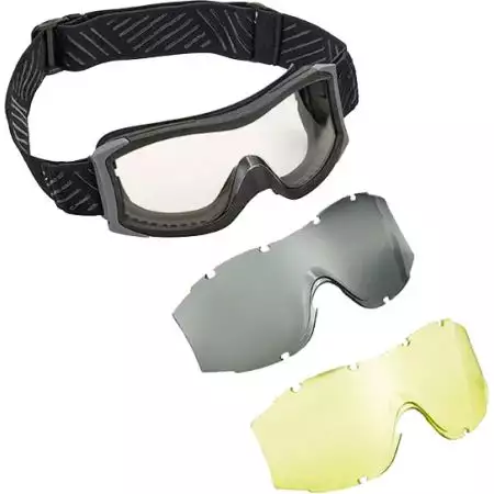 Masque Antibuée X1000 Platinium 3 Écrans Bollé - Noir