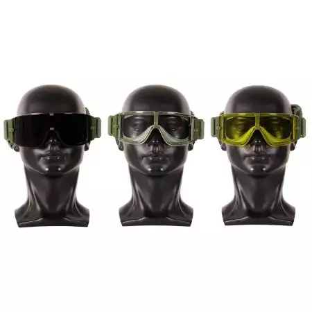 Masque Antibu&eacute;e X8 - 3 Verres - Delta Tactics - Olive