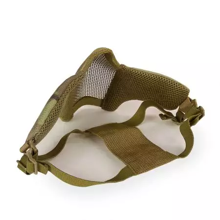 Masque de Protection Grillage EVO Stalker + Support Casque - Multicam