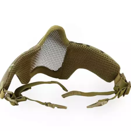 Masque de Protection Grillage EVO Stalker + Support Casque - Multicam