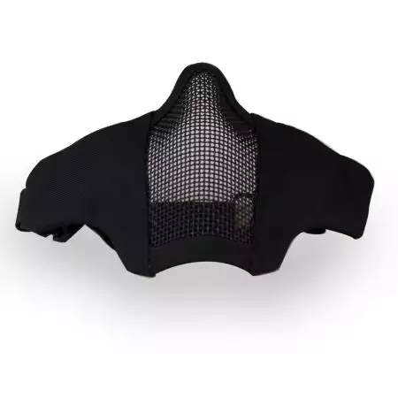 Masque de Protection Grillage EVO Stalker + Support Casque - Noir