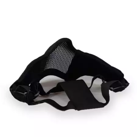 Masque de Protection Grillage EVO Stalker + Support Casque - Noir