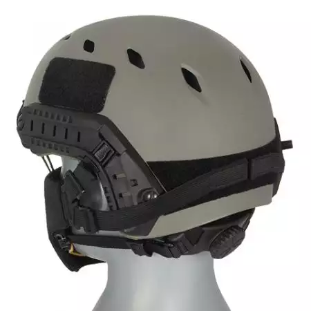 Masque de Protection Grillage Stalker Avec Support Casque - Noir