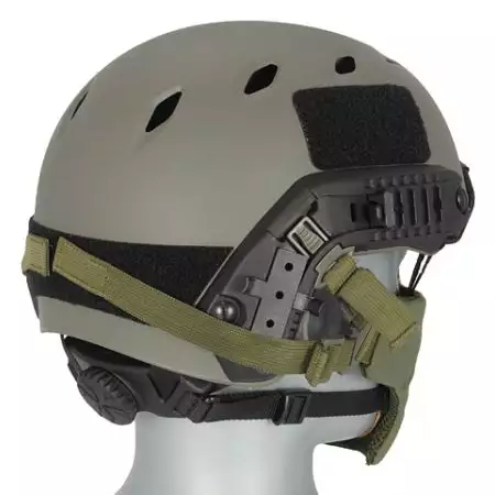 Masque de Protection Grillage Stalker Avec Support Casque - Olive