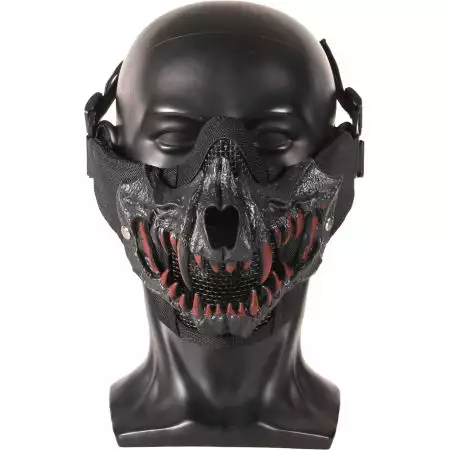 Masque de Protection Grillage Stalker EVO Fangs WoSport - Noir