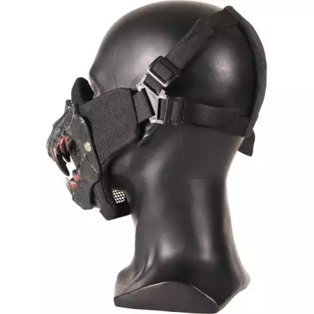 Masque de Protection Grillage Stalker EVO Fangs WoSport - Noir