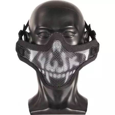 Masque de Protection Grillage Stalker Skull WoSport - Noir