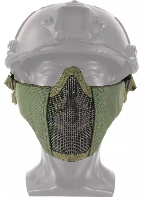 Masque tactique olive Airsoft Grillage + 2 ecrans- Umarex CE Top