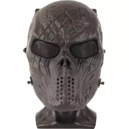 Masque Int&eacute;gral Rigide Blooded Skull WoSport - Noir
