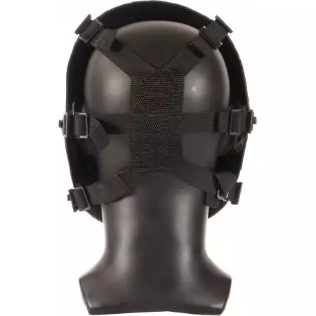 Masque Int&eacute;gral Rigide Blooded Skull WoSport - Noir