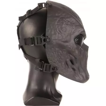 Masque Int&eacute;gral Rigide Blooded Skull WoSport - Noir