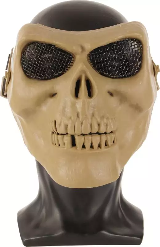 Masque Rigide Cagoule Casque Protection Visage Crâne Tête de Mort