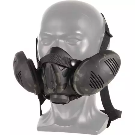 Masque Respiratoire Tactique WoSport - Multicam Noir