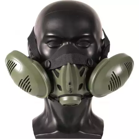 Masque Respiratoire Tactique WoSport - Olive