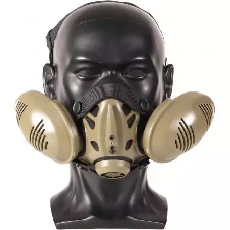 Masque Respiratoire Tactique WoSport - Tan